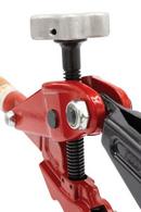 REED Black Grooved Painted Concentric Reducer 