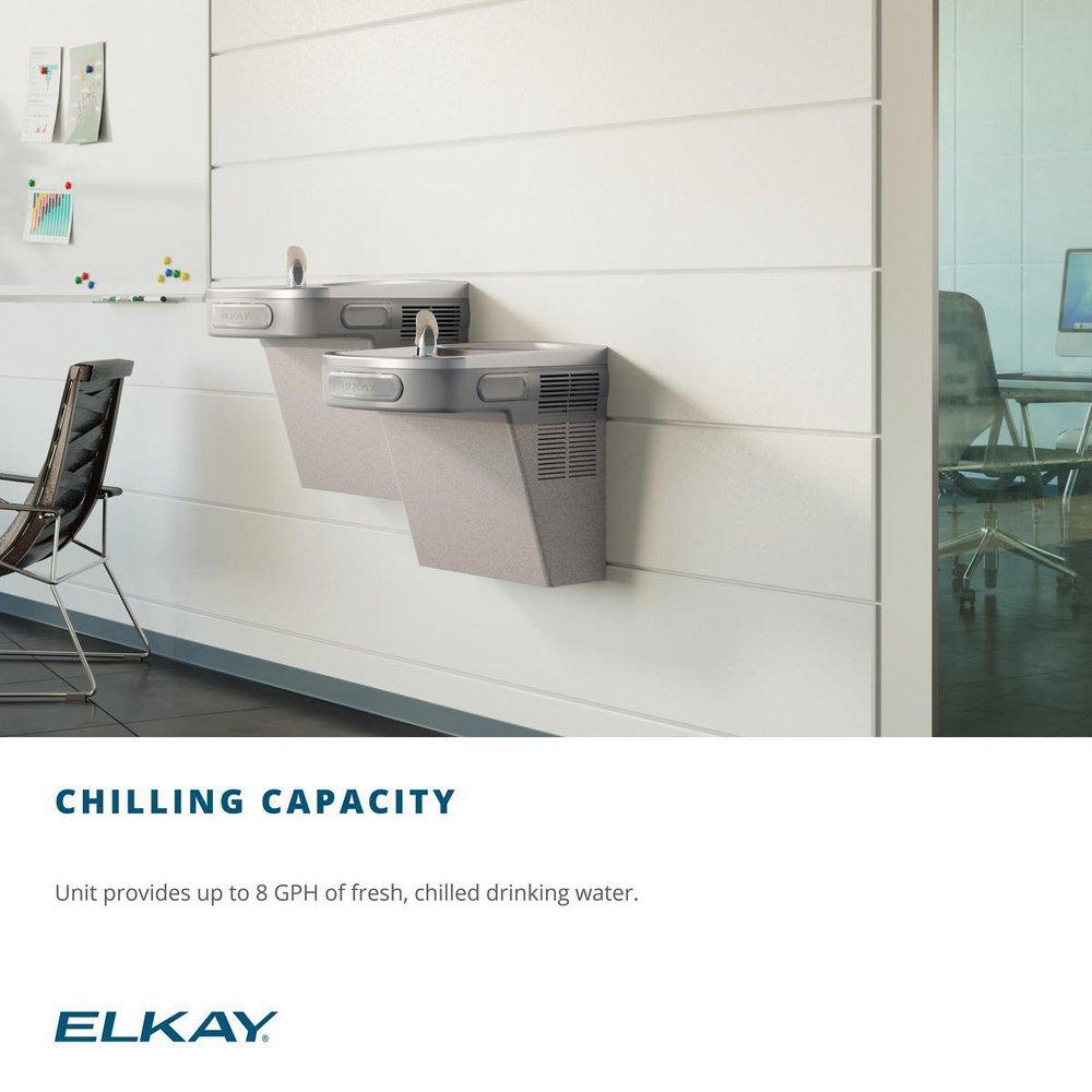 Elkay Stainless Steel Barrier Free Wall-Mount ADA Water Cooler 