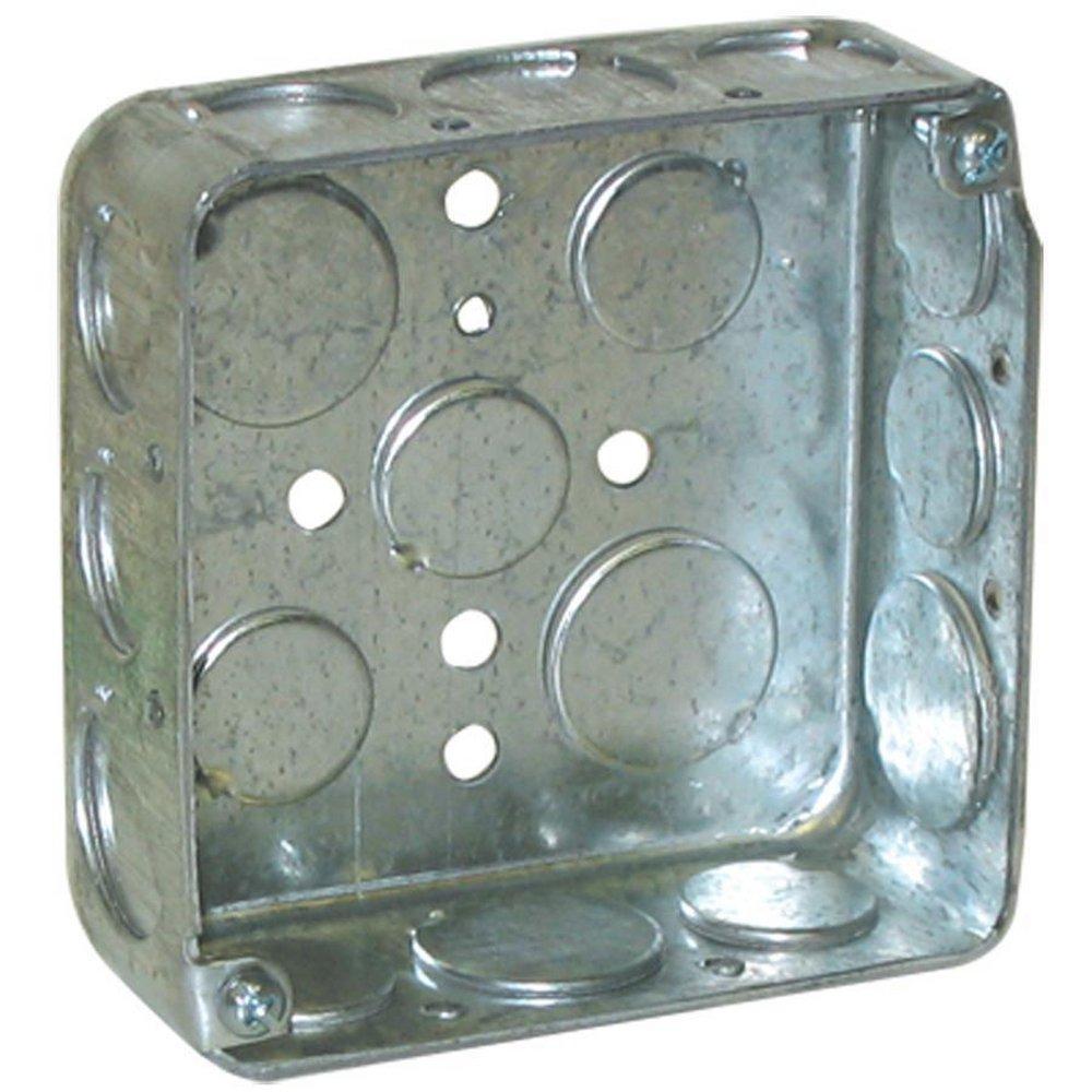 MARS Steel Square Outlet Box 