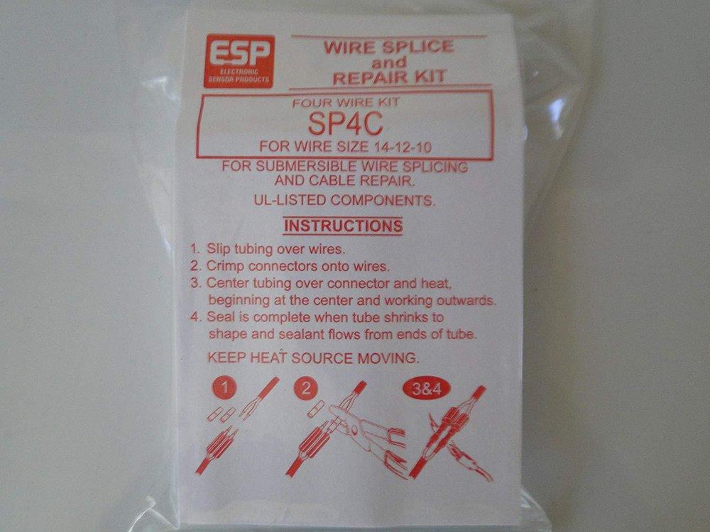 Electronic Sensor Products Clear 4-Wire Splice/Repair Kit 