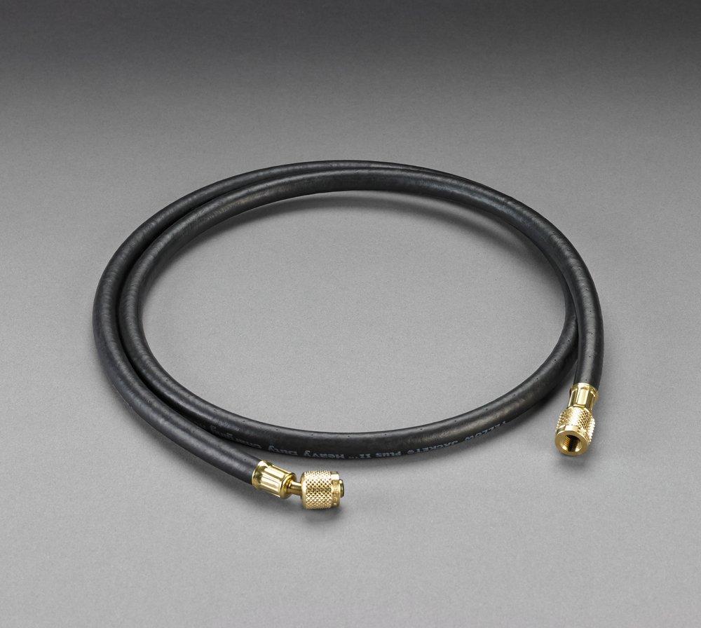 YELLOW JACKET® Black 60 in. Straight x Angle HD CHG Hose HCA60 