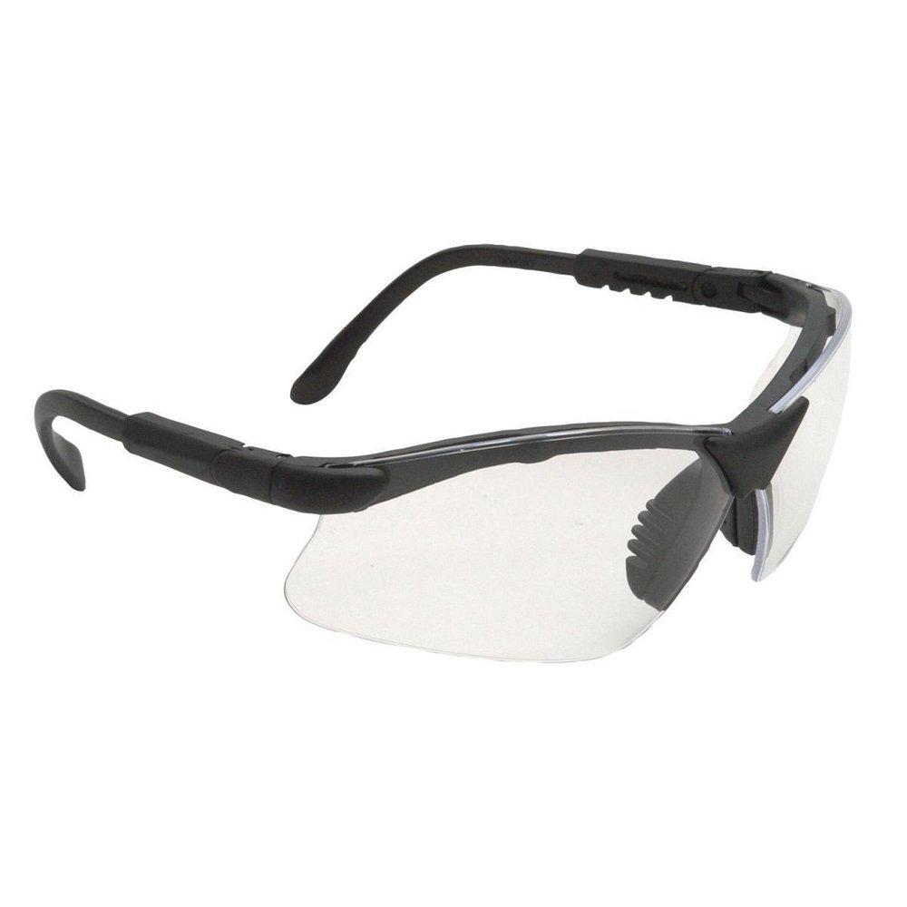 Radians Black Safety Glasses with Black Frame 