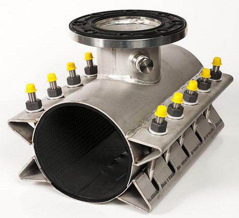 Romac Industries Mechanical Joint x Mechanical Joint 304L Stainless Steel Tapping Sleeve 