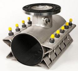 8 x 8 x 6 in. Mechanical Joint x Mechanical Joint 304L Stainless Steel Tapping Sleeve