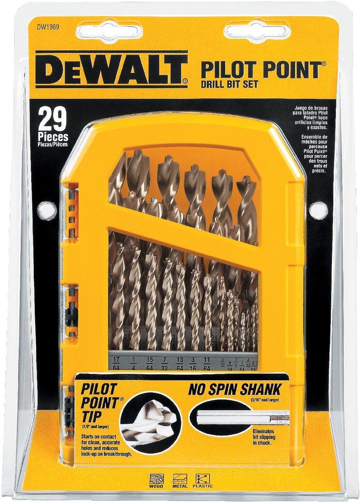 DEWALT Pilot Drill Bit Set 29-Piece 