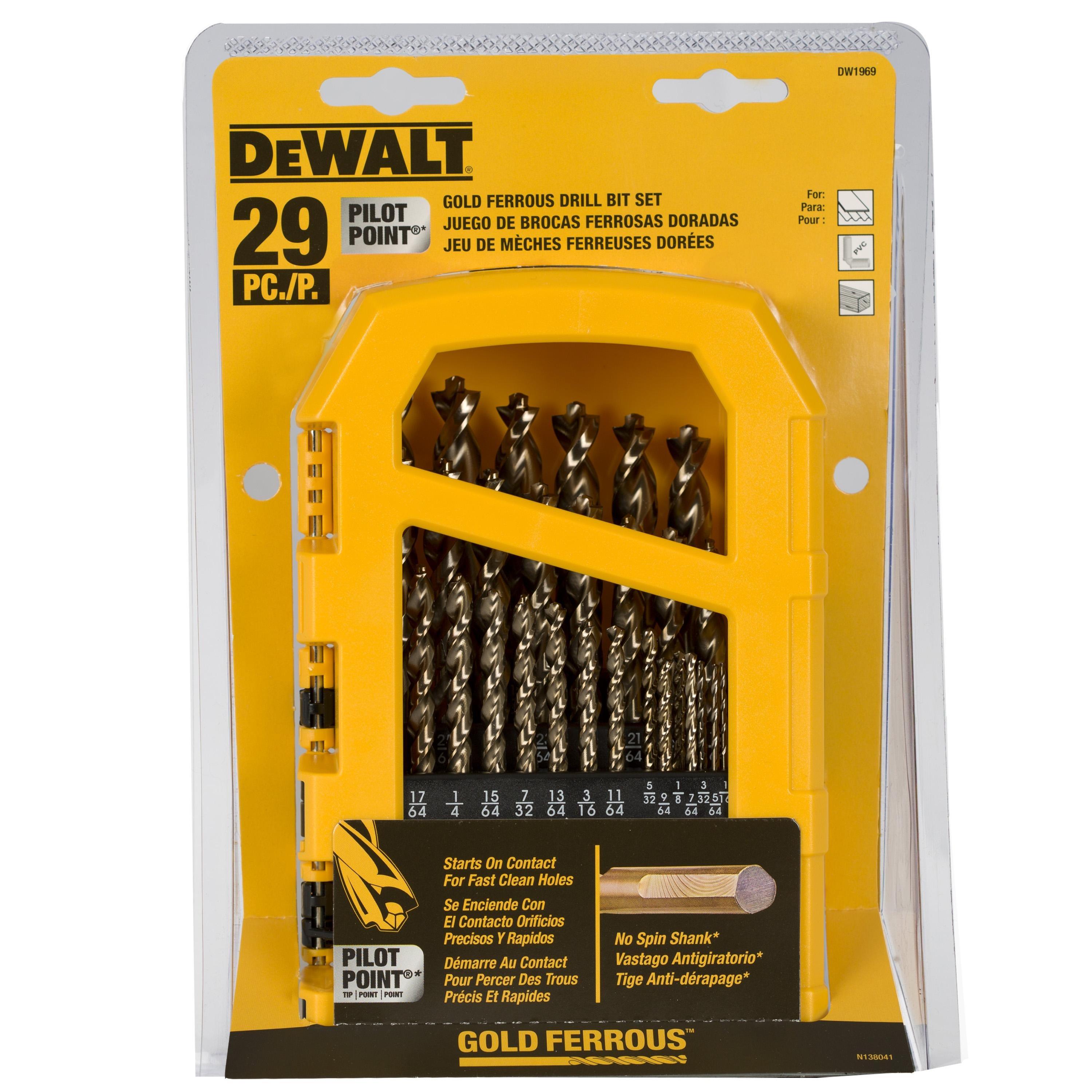 DEWALT Pilot Drill Bit Set 29-Piece 