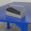 Jones Stephens Grey 1 in. 50-Piece Cap Nipple Tote Tray 