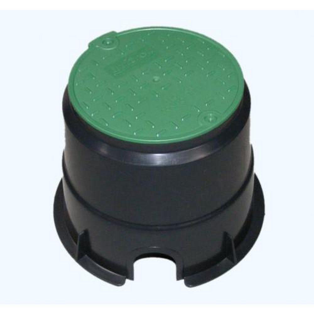 Applied Engineering Products Round Valve Box with Cover in Green 