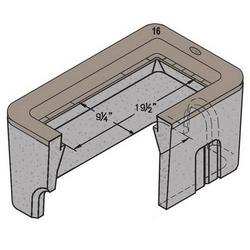 35 in. Concrete Electrical Box (Less Lid)