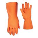 PROFLO® Orange Heavy Duty Rubber Glove in Orange 