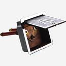 Jay R. Smith Chrome Plated Chrome Plated FNPT and MNPT x GHT Wall Hydrant 