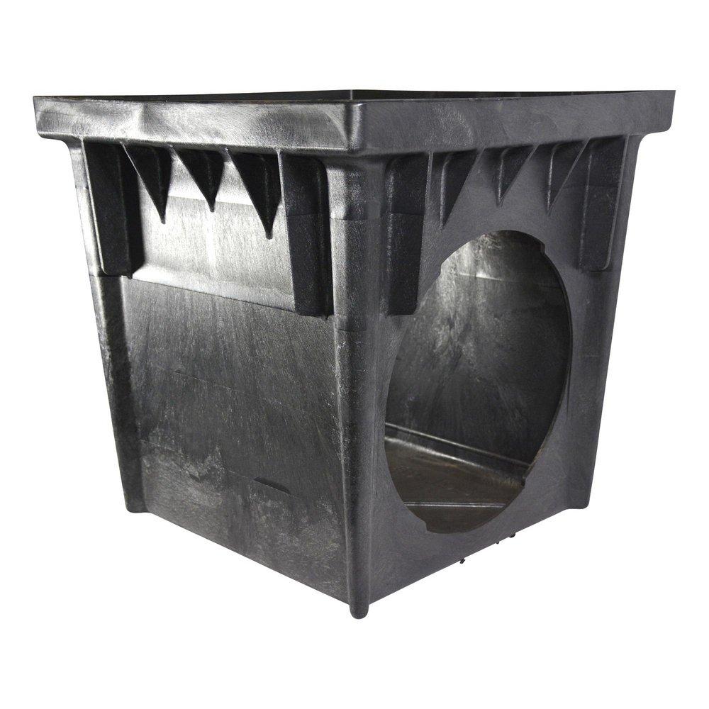 NDS Black 24 in. Catch Basin with 2 Outlet 