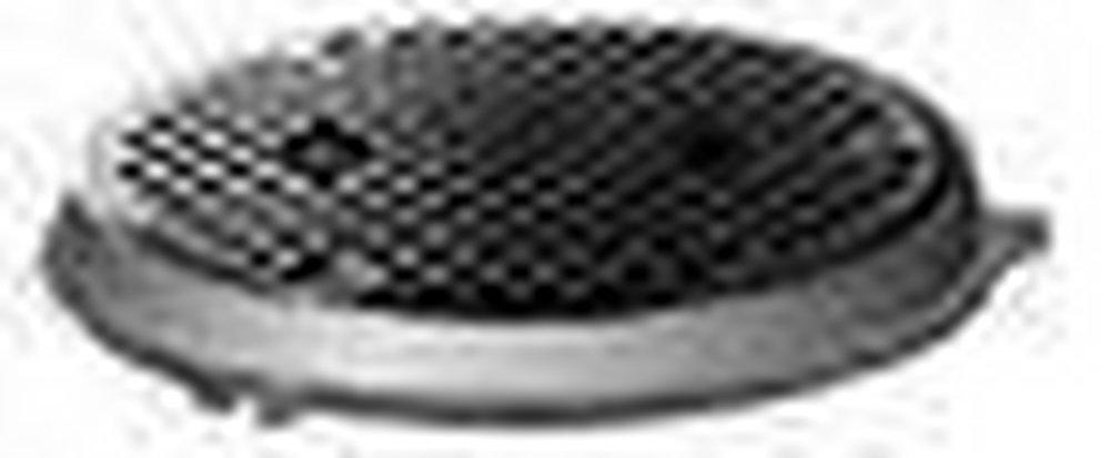 Jay R. Smith Nickel Bronze Round Access Frame with Cover 