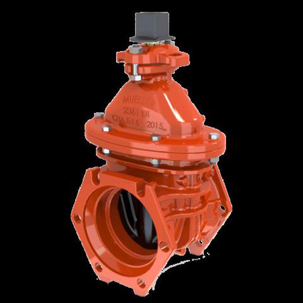 Mueller Company 4 in. Mechanical Joint Ductile Iron Open Left Resilient ...