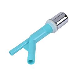 Plastic Air Gap with Metal Cap in Polished Chrome