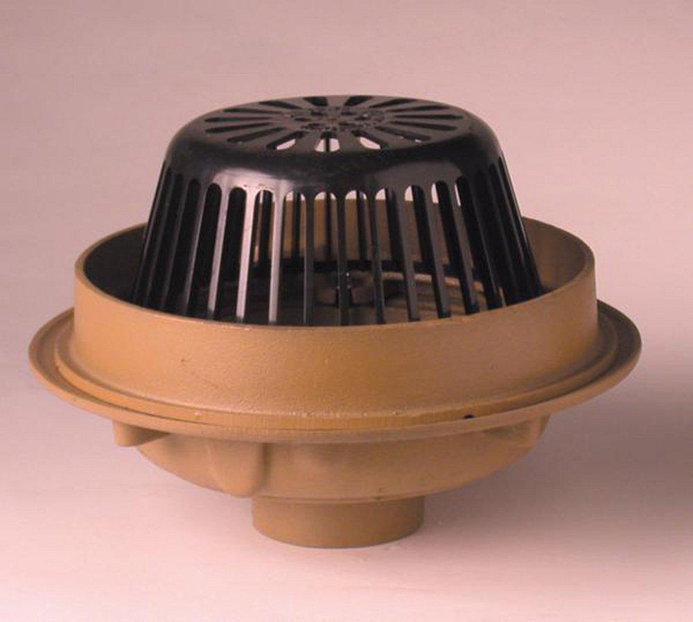 8 No-Hub Overflow Drain With DOME 