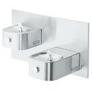 Elkay Stainless Steel Wallmount Dual Level Drinking Fountain 