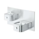 Elkay Stainless Steel Wallmount Dual Level Drinking Fountain 