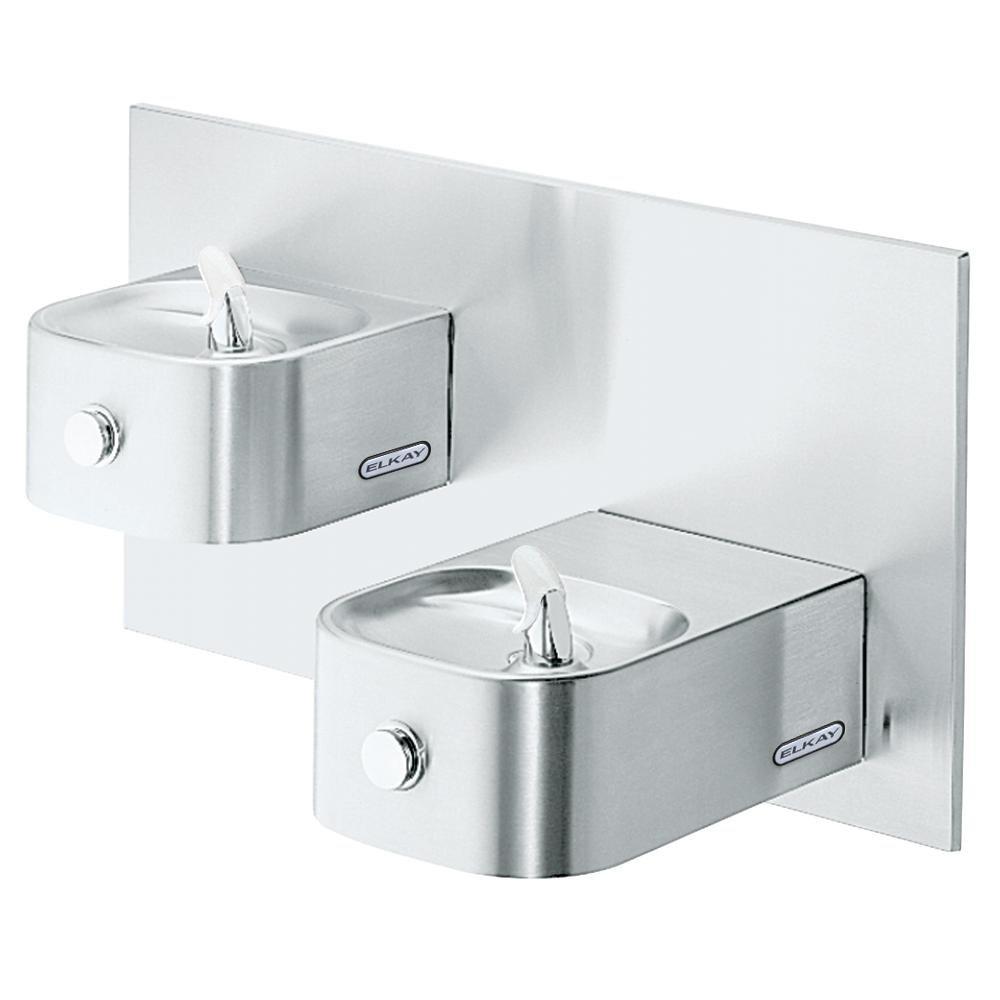 Elkay Stainless Steel Wallmount Dual Level Drinking Fountain 