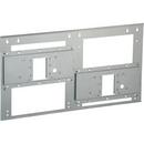 Mounting Plate for Bi-Level Drinking Fountain Cooler for Elkay Square Front and Soft Sides Two-Level Water Coolers