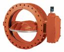 Mueller Company Flanged Epoxy Open Left Butterfly Valve with Buna Seat and Wheel Handle 