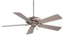 Minka Aire Brushed Stainless Steel 52 in. 5-Blade Ceiling Fan 