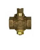A.Y. McDonald Brass 25 psig FNPT Gear Operator Plug Valve 