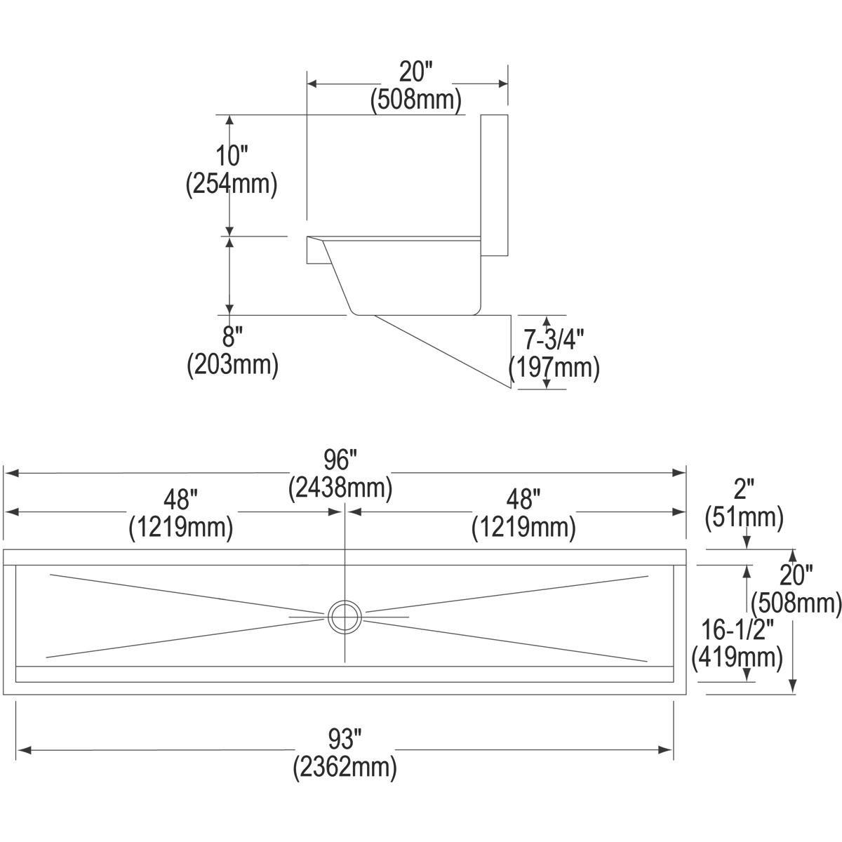 Elkay Buffed Satin Scullery Sink 