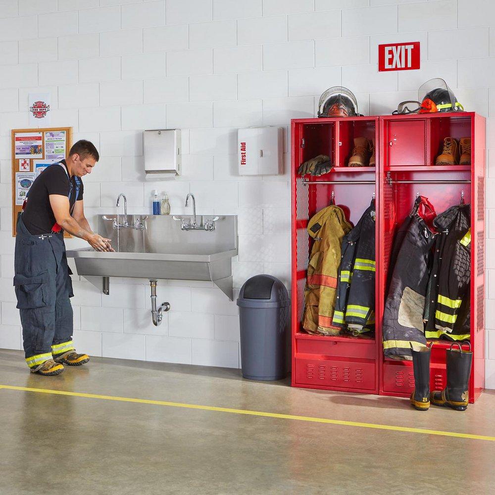 Elkay Buffed Satin 48 x 20 in. Wash Service Sink 