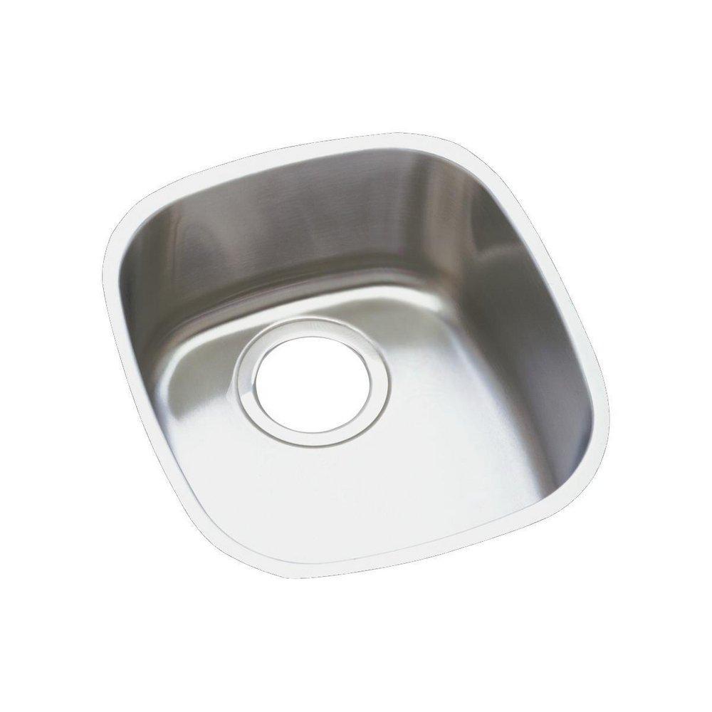 Elkay Lustrous Satin 14-1/4 x 15-3/4 in. Undermount Stainless Steel Bar Sink 