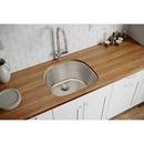 Elkay Lustrous Satin 23-5/8 x 21-1/4 in. No Hole Stainless Steel Single Bowl Undermount Kitchen Sink 