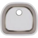 Elkay Lustrous Satin 23-5/8 x 21-1/4 in. No Hole Stainless Steel Single Bowl Undermount Kitchen Sink 