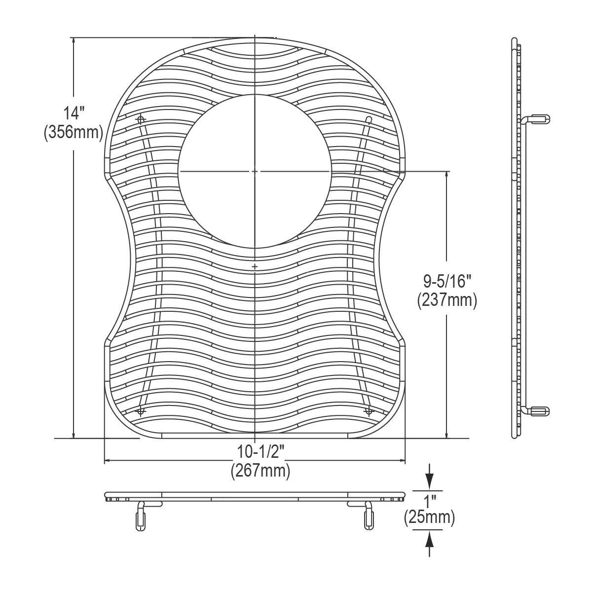 Elkay Lustrous Satin 23-5/8 x 21-1/4 in. No Hole Stainless Steel Single Bowl Undermount Kitchen Sink 