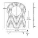 Elkay Lustrous Satin 23-5/8 x 21-1/4 in. No Hole Stainless Steel Single Bowl Undermount Kitchen Sink 