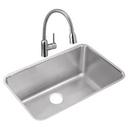 Elkay Lustrous Satin 30-1/2 x 18-1/2 in. No Hole Stainless Steel Single Bowl Undermount Kitchen Sink 