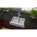 Elkay Lustrous Satin 33 x 20-1/2 in. Stainless Steel Double Bowl Farmhouse Kitchen Sink with Sound Dampening 