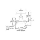 Elkay Chrome California Energy Commission Not Registered Lead Law Compliant 2.5 1HDL CRS SERV SINK FCT 