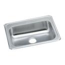 Elkay Brushed Satin 25 x 21-1/4 in. Stainless Steel Single Bowl Drop-in Kitchen Sink in Brushed Satin 
