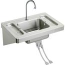Elkay Buffed Satin 28 X 20 One Hole Single Band Wall Mount SURG Lavatory SINK Stainless Steel 