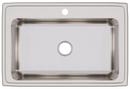 Elkay Lustrous Satin 33 x 22 in. Stainless Steel Single Bowl Drop-in Kitchen Sink in Lustrous Satin 