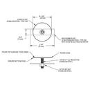 Elkay Brushed Stainless Faucet Hole Cover 