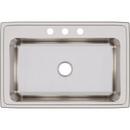 Elkay Lustrous Satin 33 x 22 in. Stainless Steel Single Bowl Drop-in Kitchen Sink in Lustrous Satin 