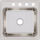 Elkay Lustrous Highlighted Satin Drop-In and Topmount Sink Bowl 