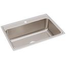 31 x 22 in. 1 Hole Stainless Steel Single Bowl Drop-in Kitchen Sink in Lustrous Satin
