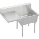 2-Hole Floor Mount Scullery Sink with Single Compartment