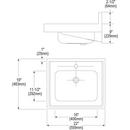 Elkay Buffed Satin *CVR* LF SINK & SNSR FCT PACKAGE 