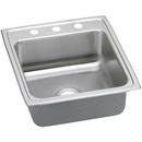 OS4-Hole 1-Bowl Topmount Kitchen Sink with Rear Center Drain