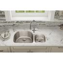 Elkay Lustrous Satin 36-1/4 x 21-1/8 in. No Hole Stainless Steel Double Bowl Undermount Kitchen Sink 