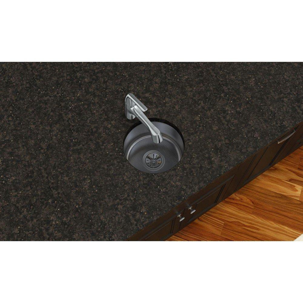 Elkay Lustrous Satin 14-3/8 x 14-3/8 in. Undermount Stainless Steel Bar Sink 