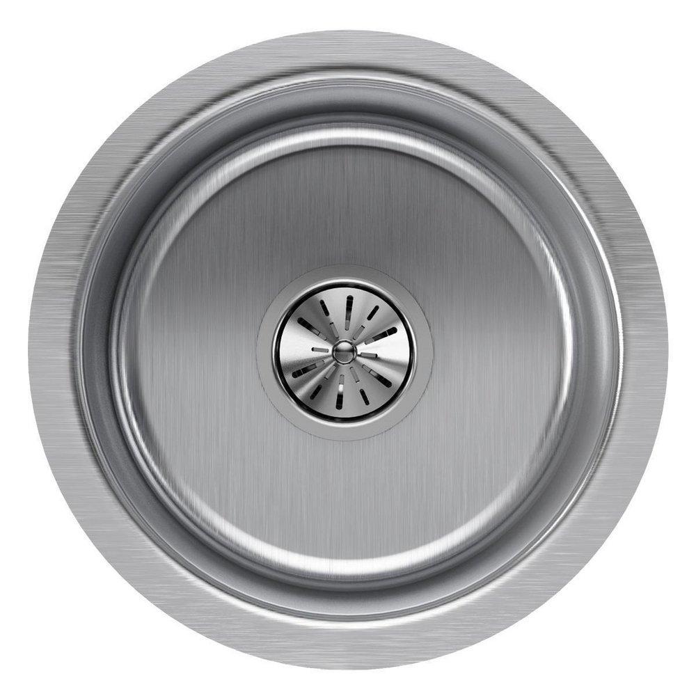 Elkay Lustrous Satin 14-3/8 x 14-3/8 in. Undermount Stainless Steel Bar Sink 